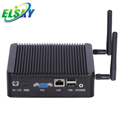 Offre spéciale Elsky Fanless poche Nano Mini PC double cœurs J1900 processeur pour ordinateur de contrôle industriel PC industriel